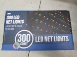 300 light count LED net lights, mul...