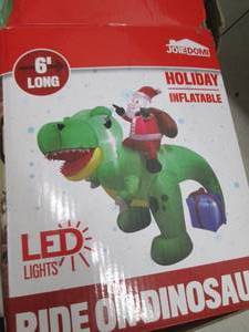 Joiedomi 6 long santa riding dinos...