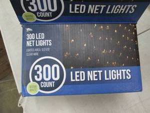 300 LED count net lights, tested an...
