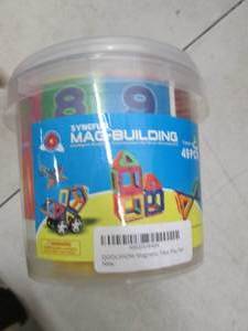 Mag building 49 pcs bucket, open bo...