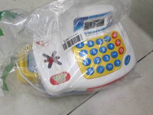 Toy cash register, no accesories,op...