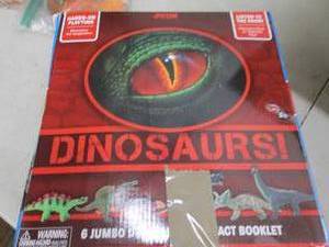 Joyin 6 Jumbo Dinosaurs and fact bo...