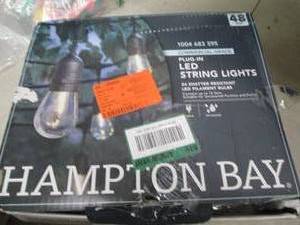 hampton bay 48foot led string light...