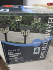 hampton bay 6 pack led solar pathwa...