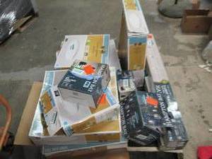 pallet of lights that are broken or...