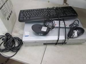 sony vhsdvd player , keyboard 2 co...