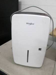 whirlpool dehumidifier powers on ju...