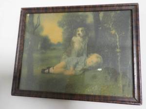 Safely Guarded Vintage Print 11 x 8...