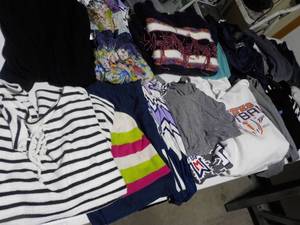 Large box of Clothing- some new and...