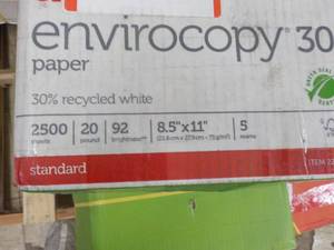 2500 sheets Office Depot Enviro Cop...