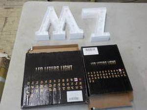 2 LED Letters Lights...