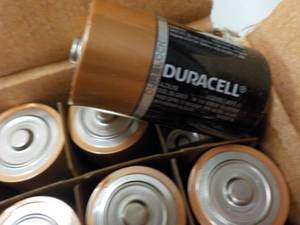 Case of 112 size D Duracell Batteri...