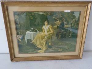 Vintage Framed Picture 15 x 18...
