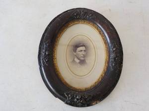 Oval Framed Vintage Picture 10 x 12...