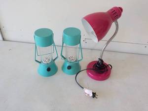 2 LED Lanterns and 1 Deck Lamp...