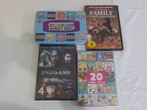 Memory Game and DVDs unopened...