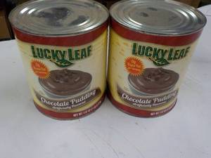 2 - 7 lb. Cans Lucky Leaf Chocolate...