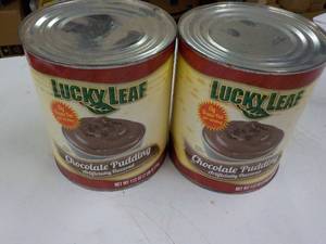 2 - 7 lb. Cans Lucky Leaf Chocolate...