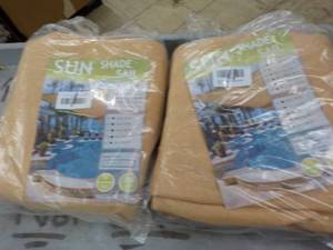 2 Sun Shade Sail 8 ft x 12 ft...