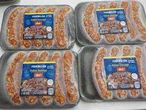 4 - 16 oz Frozen Pkgs Italian Sausa...