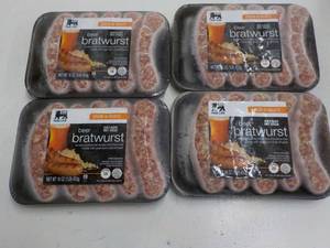 4 - 16 oz Frozen Pkgs Beer Bratwurs...