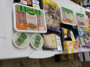 Large Amount Frozen Meat, Fish, and...