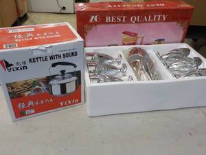 Stainless Kettle with Sound and 7 p...
