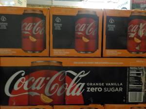 4 - 12 packs Coca Cola Orange Vanil...