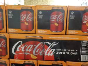 4 - 12 packs Coca Cola Orange Vanil...