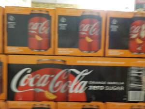 4 - 12 packs Coca Cola Orange Vanil...