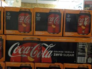 4 - 12 packs Coca Cola Orange Vanil...