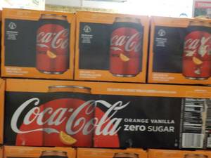 4 - 12 packs Coca Cola Orange Vanil...