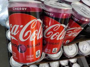 2 - 24 cases Coca Cola Cherry Zero ...