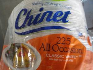 225 Chinet 8 34 Paper Plates...