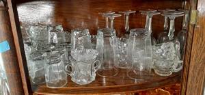 lot 64 image: Collection of Heavy Clear Vintage G...