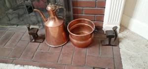 lot 71 image: Collection of Copper Decor includin...