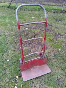 lot 20 image: Vintage Hand Truck 23 X 9 Plate ...