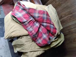 lot 177 image: Vintage Sleeping Bag, and Carry Bag...