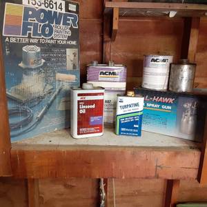 lot 190 image: Painting Equipment Lot Paint any r...