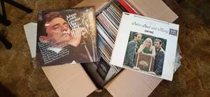 lot 119 image: Large Box of Vintage Record Albums ...