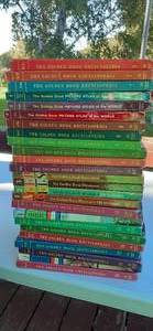 lot 241 image: Circa 1950s The Golden Book Encyclopedias & Picture Atlas