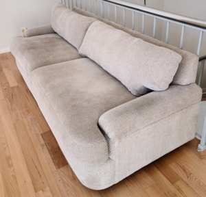 Taupe Upholstered Sofa