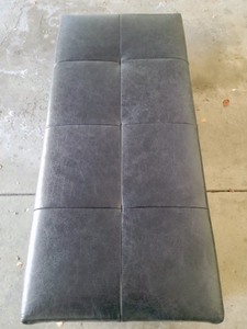 Dark Navy Storage Bench