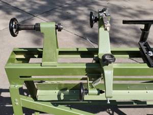 Wood Lathe & Barrel Sander Machine
