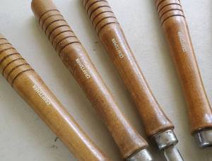 Set of (6) Woodworking Lathe Tools