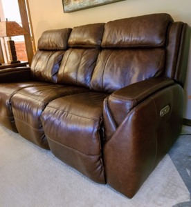 Reclining Leather Sofa