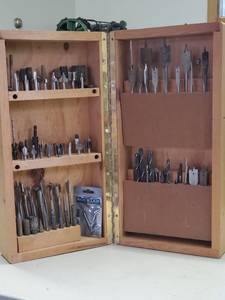 Handmade Wall Cabinet With Contents