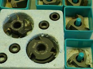 Assorted Woodworking Shaper Bits Lot