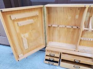 Hand Crafted Wall Cabinet for Woodworking Tools