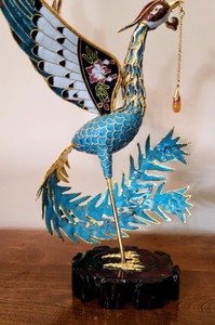 Enamel Asian Figurines